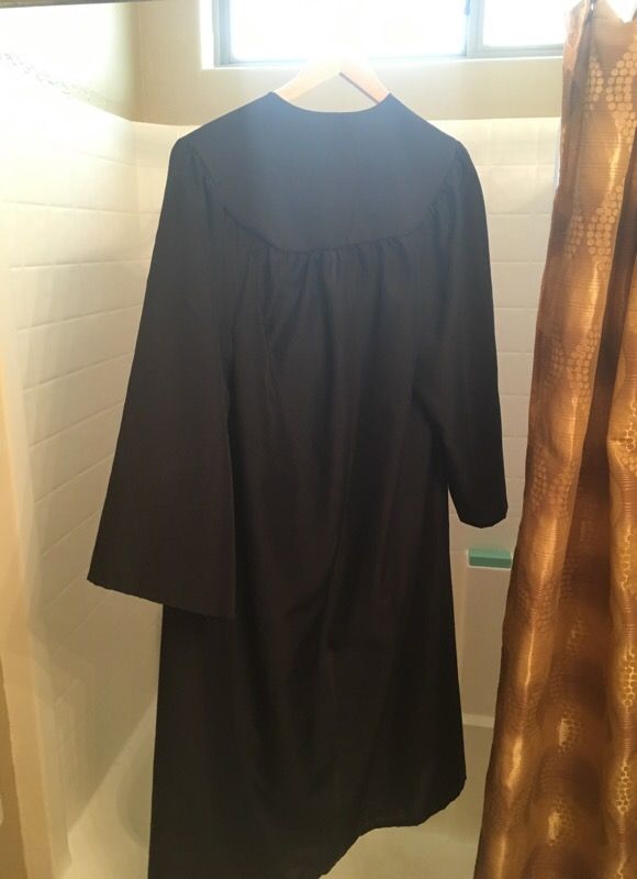 Graduation gown one size fits all
