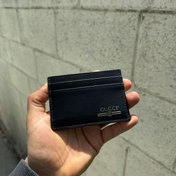 Gucci Leather Card Holder Wallet