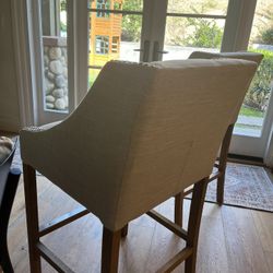 (2) CLASSIC CONCEPT INC BAR STOOLS Retail $425 Priced Per Stool RH Restoration Hardware