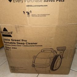 Little Green Bissel Deep Cleaner