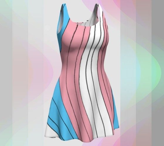 Trans Stripes Sundress