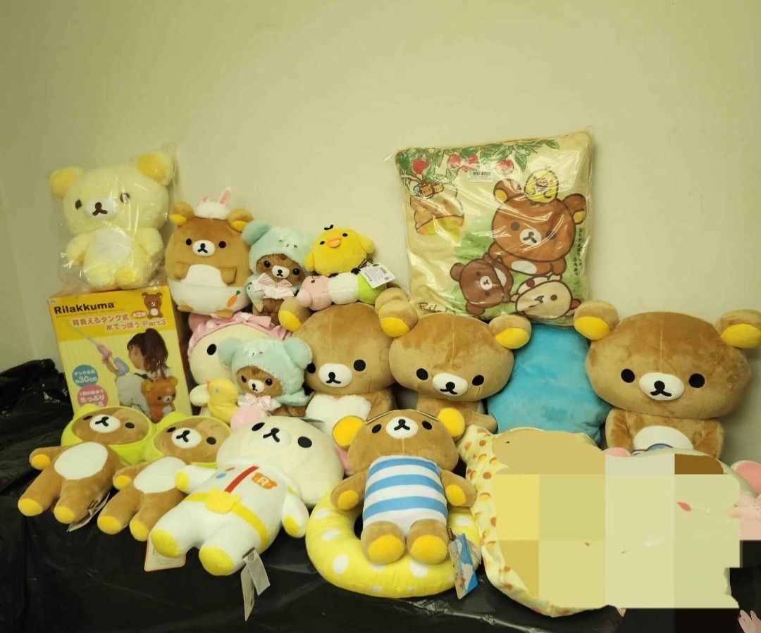 2 For $25 San-X Rilakkuma And Korilakkuma Plushies