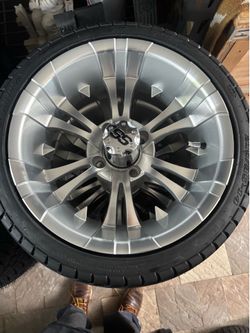 Golf cart 14 wheels with tires new