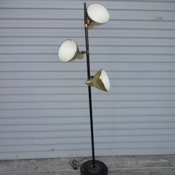 Brass Floor Lamp Light Antique 