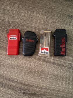 Marlboro Branded Lighters Collection – Set of 4