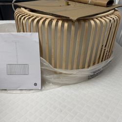 Modern Wood Pendant Light | Scandinavian Contemporary Ceiling Lamp