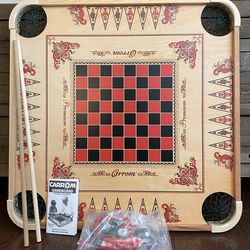 Carrom Board Game Full Size Never Used All Pieces Included