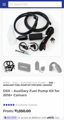 DSX Auxiliary Fuel Pump  320