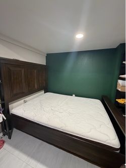 Solid Wood Queen Bed Frame