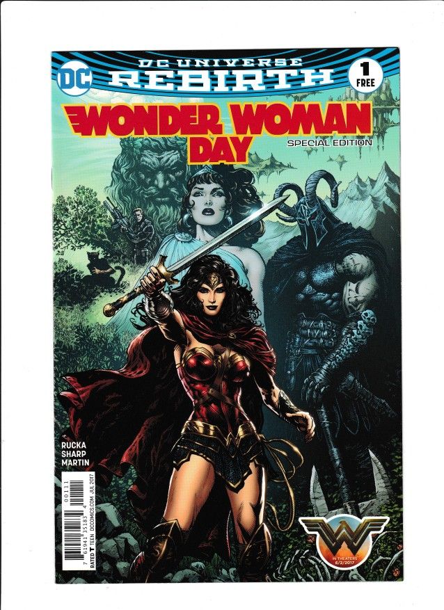 WONDER WOMAN DAY SPECIAL (2017) LIAM SHARP | REPRINTING