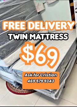 New mattresses Twin mattress Colchon individual Colchones nuevos Twin beds Camas twin