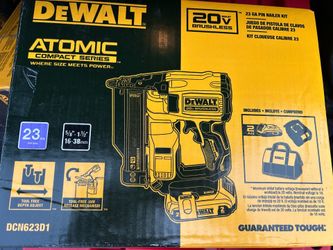 Dewalt 23ga pin nailer KIT