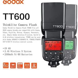 Godox Flash TT600 - Speedlite Flash with Built-in Trigger System Compatible for Canon Nikon Pentax Olympus Fujifilm Panasonic,Creative Lighting for DS