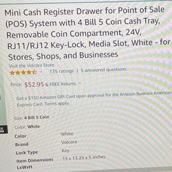 Brand New Cash Drawer