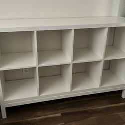 IKEA Kallax Shelves + Base