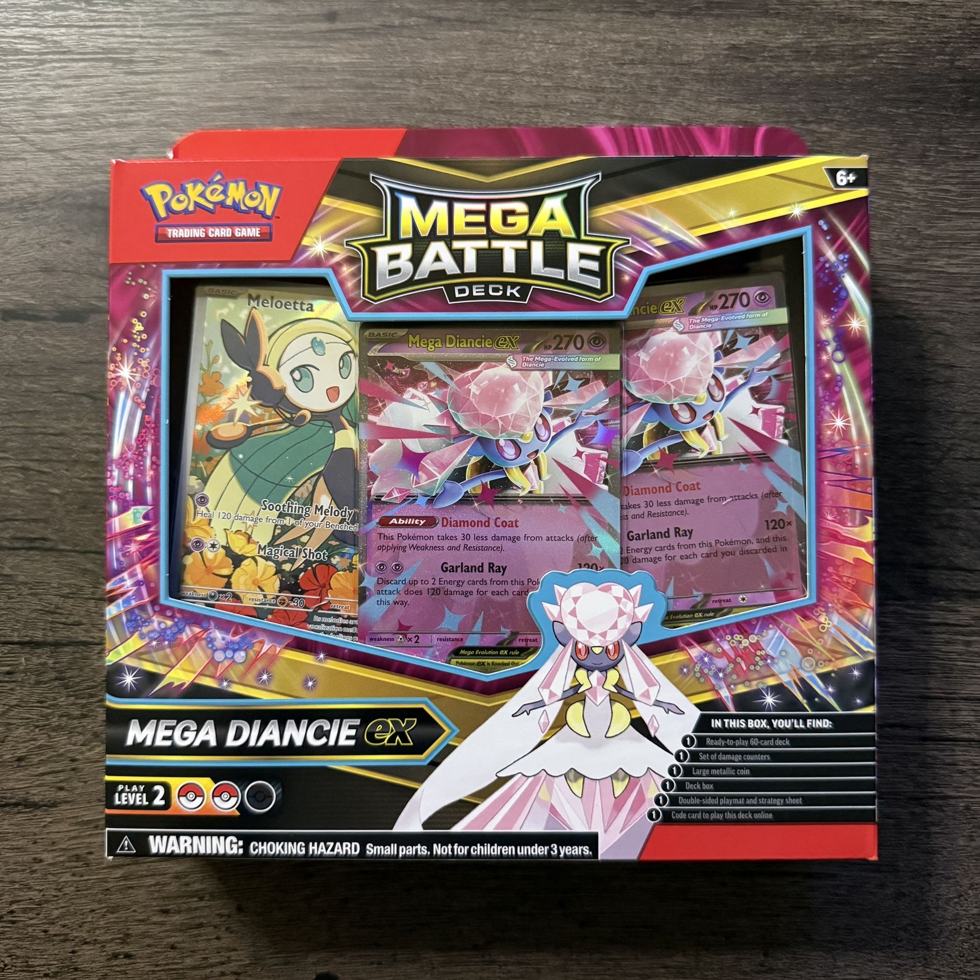 Pokemon TCG Mega Battle Deck. Mega Diancie ex. 