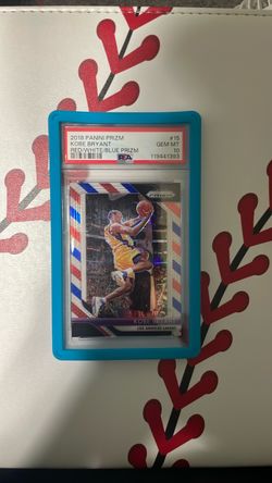 Kobe Bryant 2018-19 Panini Prizm Red White Blue Tri-Color Prizm #15 PSA10 GMT