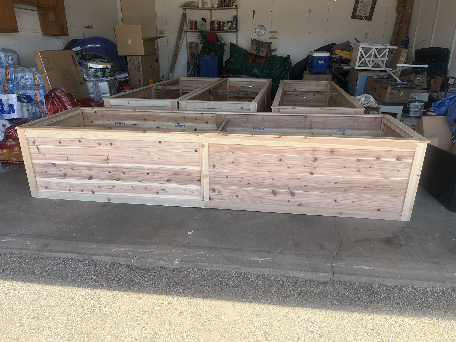Extra large Red Cedar Planter.