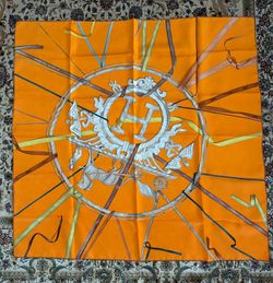 HERMES Silk 100% Scarf Carre 90 ATTRAPE TES REVES Multicolor.