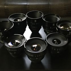 Full Set of 8 Xeen PL Cine Primes