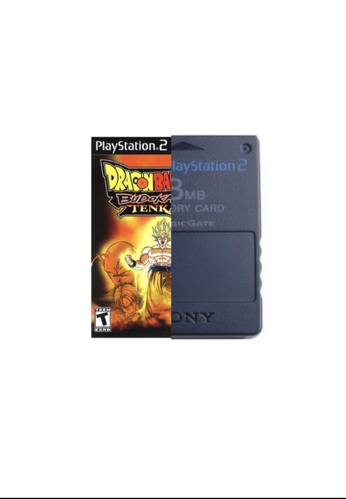 PS2: 8MB Memory Card Saved Game Data - Dragon Ball Z: Budokai Tenkaichi