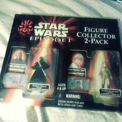 Sta Wars Darth Maul And Young Anakin Action Figures. $20 Obo