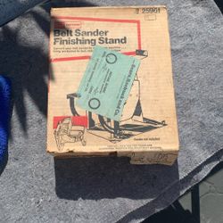 Vintage Craftsman Belt Sander Finishing Stand