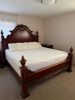 Brown bed set