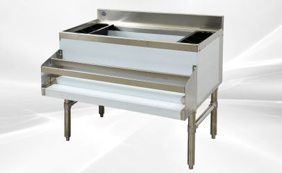 29 x 36 ins Underbar Ice Bin 2 Bottle Holders CS-ICB-36