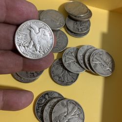 Silver Half Dollar Coins 