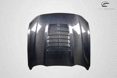 Blemished 2018-2023 Ford Mustang Carbon Creations GT500 V2 Hood - 1 Piece