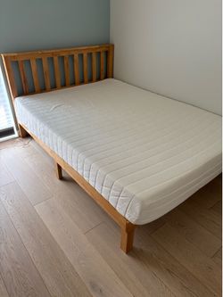 Full Size  Organic Latex Mattress and Bed Frame