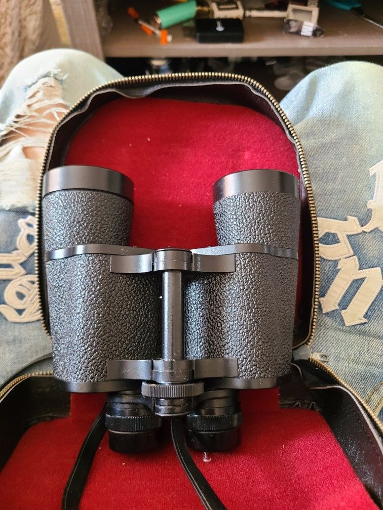 Zeiss Binoculars Zeiss Jena Jenoptem 7x50 W Multi Coated With Casse