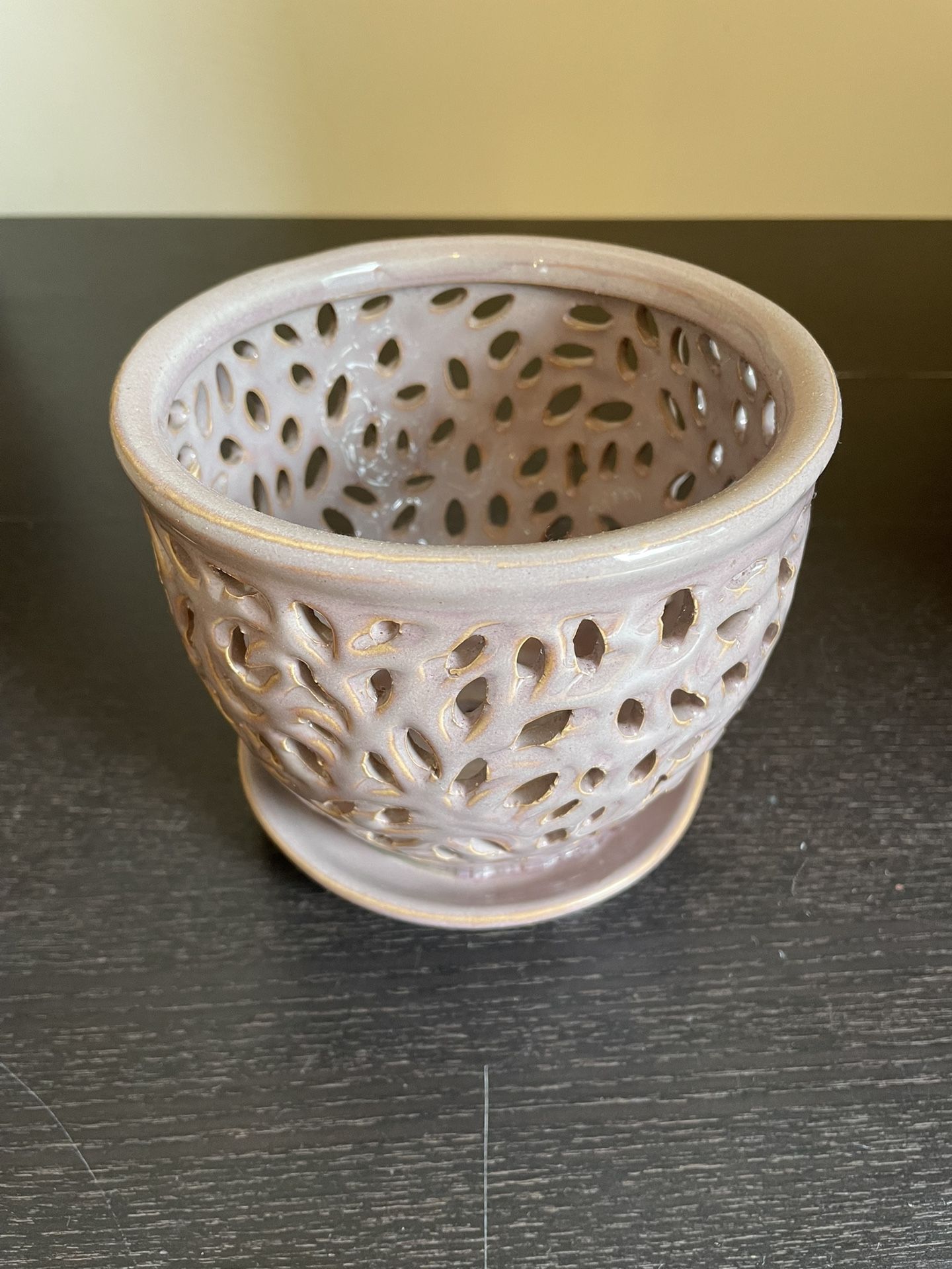 Flower Pot Purple Small