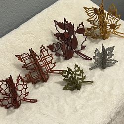 Autumn Leaves and Pumpkins Laser Cut 