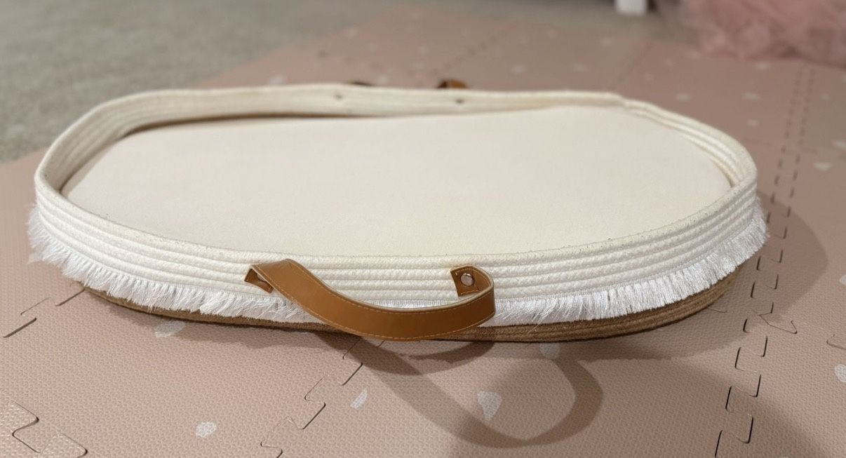 Baby Changing Basket boho Beige