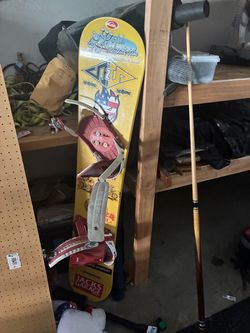 Vintage World Industries Snowboard w/ Lost Boys Bindings & Forum Board