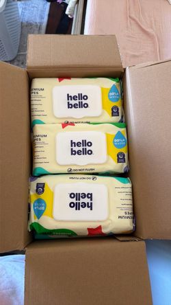 Box of 12 packs of wipes
