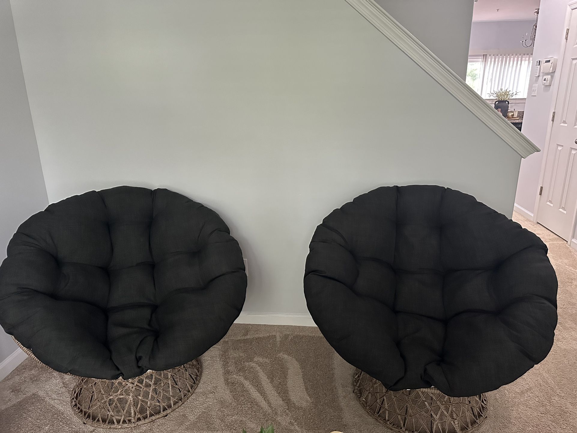 Set Of 2 Papasan Chairs Brand New.