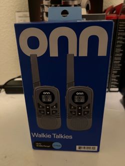 NEW Onn Walkie Talkies 2-Pack 16 Miles Range
