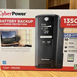 Cyber Power battery back up - $50