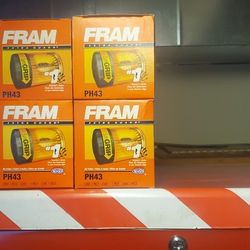 New In Box Fram Auto Filters 4 Ea