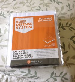 Box spring encasement anti bedbug