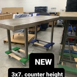 New Distress Table.  3x7 Counter Height