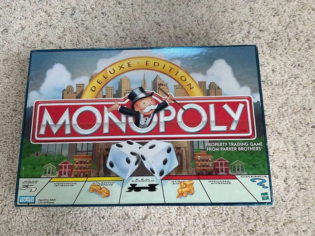 Monopoly game deluxe edition - $25