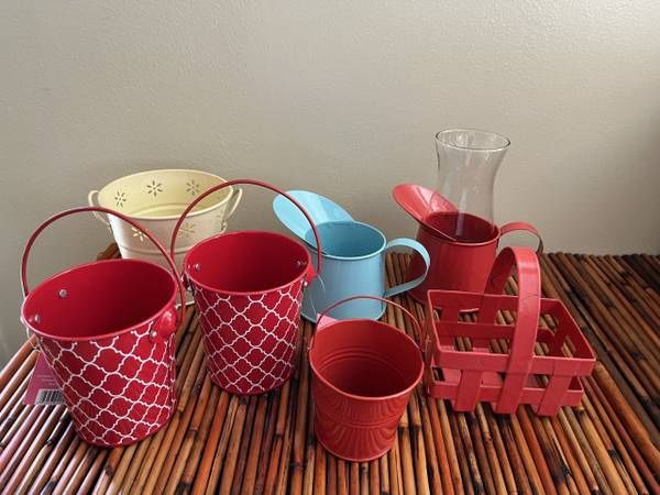 Variety of 8 Flower Arrangement Containers