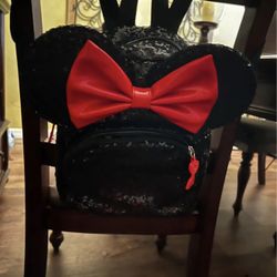 Minnie Mouse sequin backpack & wallet