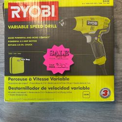 Ryobi Variable Speed Drill