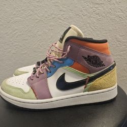 Jordan 1 Mid SE 'Lightbulb' Sneakers 