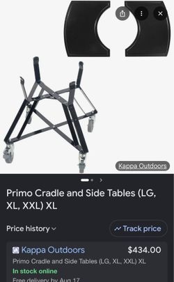 Primo Smoker Cart with Side Tables XL